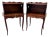 Near Pair 19th Century Louis XV Style Side Tables Nightstands. For Sale