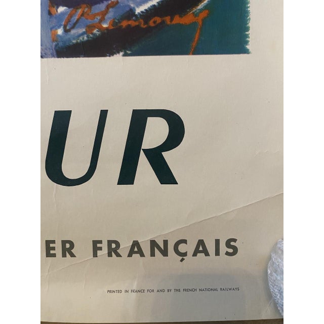 Côte d'Azur Poster by Marcel Limouse, 1960 For Sale - Image 11 of 14
