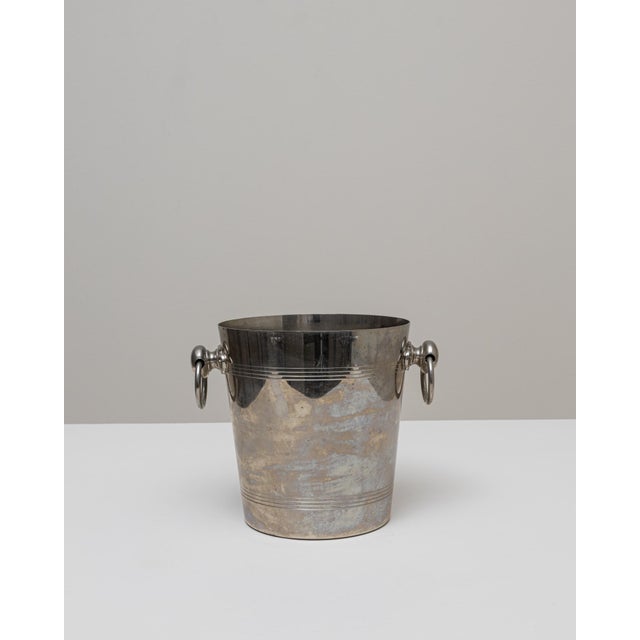 20th Century French Silver Plated Champagne Bucket For Sale - Image 16 of 18
