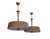 Pendant Lights attributed to Paavo Tynell with Hand-Painted Glass Diffusers attributed to Kyllikki Salmenhaara for Taito Oy, Finland, 1940s, Set of 2 For Sale - Image 10 of 18