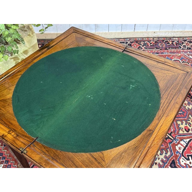 19th Century Games Table in Mahogany and Walnut For Sale - Image 15 of 18