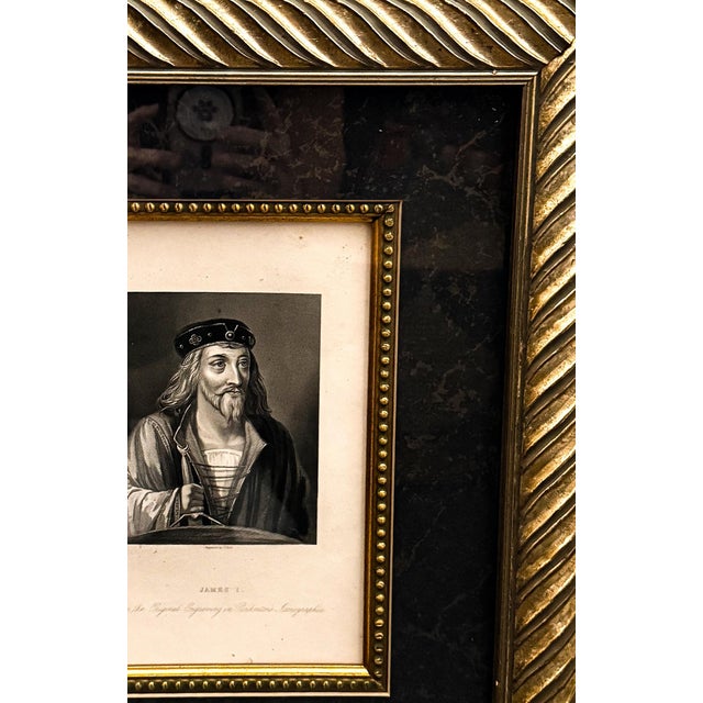 3 beautiful framed, matted and rope corded stainless steel engravings by E. Brandard. The Sitter: The central oval...