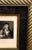 3 beautiful framed, matted and rope corded stainless steel engravings by E. Brandard. The Sitter: The central oval...