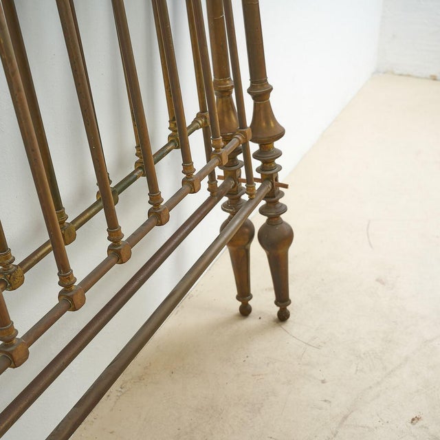 Vintage Brass Bed For Sale - Image 8 of 9