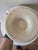 Ceramic Vintage Creamware Footed Pitcher With Embossed Classical Relief For Sale - Image 7 of 9