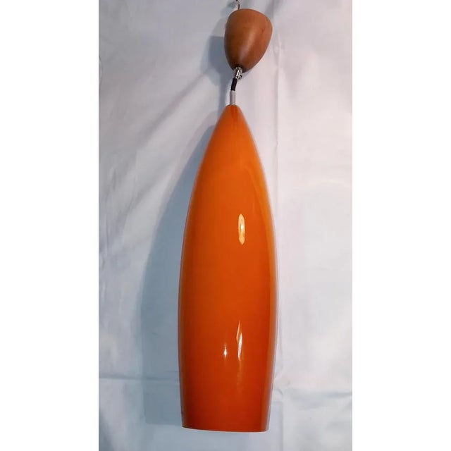 Blue Danish Style Colorful Pendant Lamps, Set of 3 For Sale - Image 8 of 13