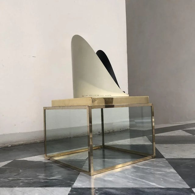 Black Sculpture in Brass and Iron by Malimpensa Giuliano, 1999 For Sale - Image 8 of 11