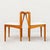 D-Scan Vintage Danish Modern "Juliane" Teak & Leather Dining Chair by Johannes Andersen For Sale - Image 4 of 13