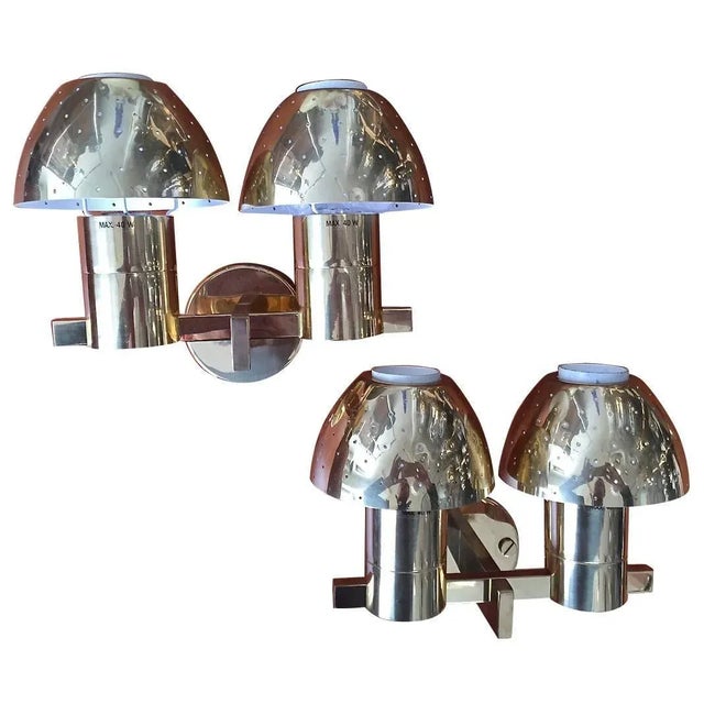 Metal Wall Lights by Hans-Agne Jakobsson - a Pair For Sale - Image 7 of 7