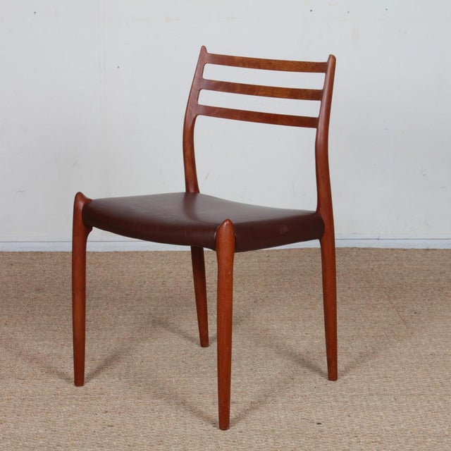 Teak Model 78 Chairs from Niels Otto Moller, 1960, Set of 6 For Sale - Image 12 of 18