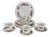 1980s Royal Albert Lavender Rose Bone China Dinnerware Service for Four, 16 Pieces For Sale