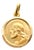 Vintage 1960s Italian 18k “Dio Ti Protegga” (May God Protect You) Medallion, Pendant For Sale