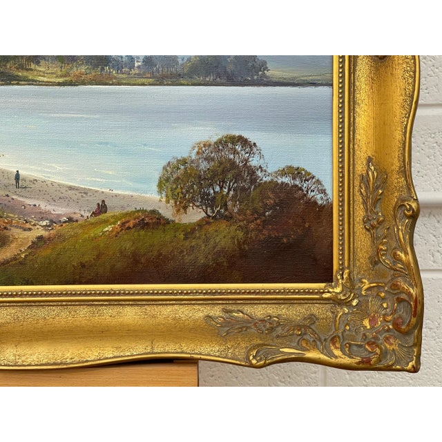 Irish Landscape Art - Original Post-War Painting of Mournes From Duldrum Ireland by Modern Artist, 1980 Circa For Sale - Image 11 of 13