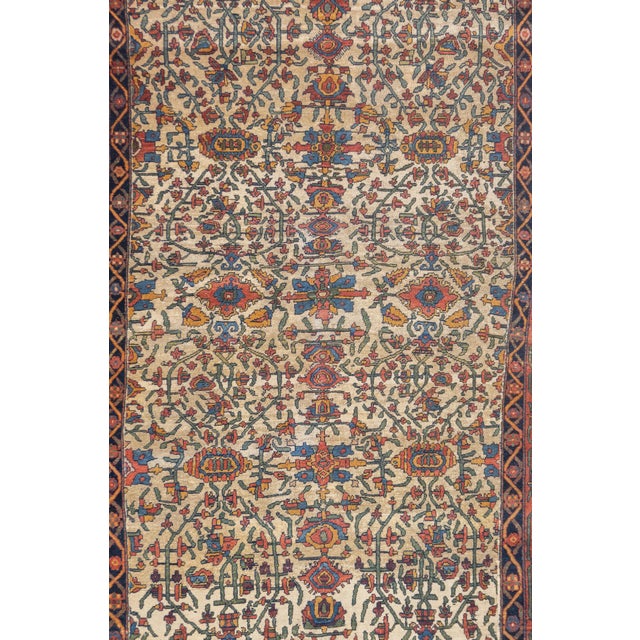 Traditional Antique Persian Farahan Sarouk Rug 4'2'' X 6'6'' For Sale - Image 3 of 9