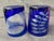 Glass Mid 20th Century Bohemia Cut to Clear Cobalt Etched Tumblers Glasses a Pair For Sale - Image 7 of 15