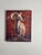 Figurative Crowned by the Wild by Terra Novak | Oil on wood of a ram against a wooden background For Sale - Image 3 of 4