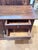 19th Century Primitive Oak Sideboard Cabinet With Drawers & Paneled Storage Doors For Sale - Image 9 of 12