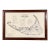 Vintage Framed 1974 Historical Map of Nantucket, Tuckernuck, Gravelly, and Muskeget by Reverend F C Ewer For Sale