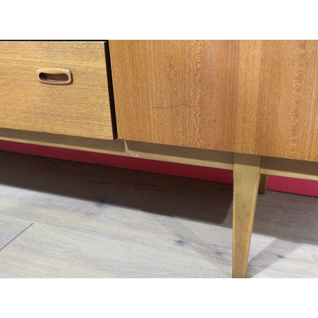 Mid Century Modern Vintage Teak Credenza Sideboard by Nathan Danish Style For Sale - Image 9 of 15