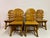 Vintage Brutalist Fish Bone Dining Chairs in Oak, 1970s, Set of 6 For Sale - Image 4 of 18