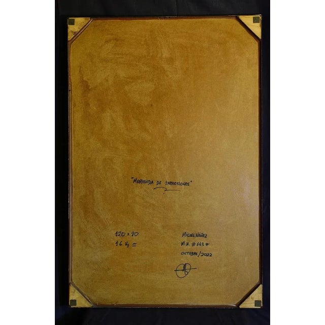 Miguel Núñez, Merienda de impresiones, 2022, Enamel & Zinc For Sale - Image 4 of 7