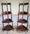 Brown Vintage Pair of Mahogany Victorian Corner Four Tiered Shelf For Sale - Image 8 of 8