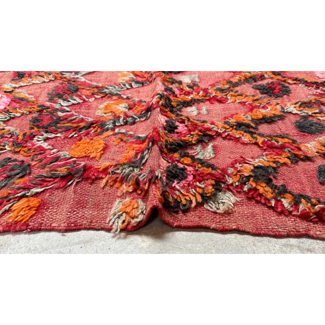 1980s Moroccan Kilim Talsint Rug - 6.6 X 3.97 Ft For Sale - Image 10 of 10