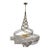 Varaluz 240p08 Flow 8 Light 36"w Abstract Chandelier For Sale