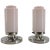 Silver Bauhaus Chrome & Glass Table Lamps, 1930s, Set of 2 For Sale - Image 8 of 8