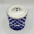 Mid-Century Modern Mid-Century Modern Cobalt Blue Overlay Cut Crystal Biscuit Barrel with Silver-Plated Mount, 1950s For Sale - Image 3 of 18