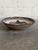 Stoneware Deep Fruit Bowl Brown Green Geometric Ceramic Decorative Basin 1960s For Sale - Image 4 of 10