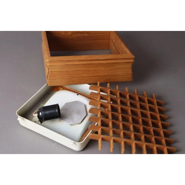 1970s Wooden Ceiling Light, 1970s For Sale - Image 5 of 7