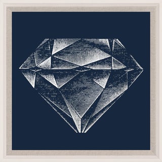 Diamonds: Round Solitaire, Framed Artwork For Sale