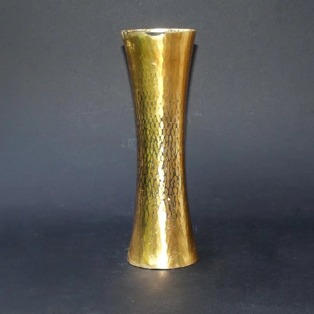 Mid-Century Golden Vase from Zanetto For Sale - Image 3 of 9