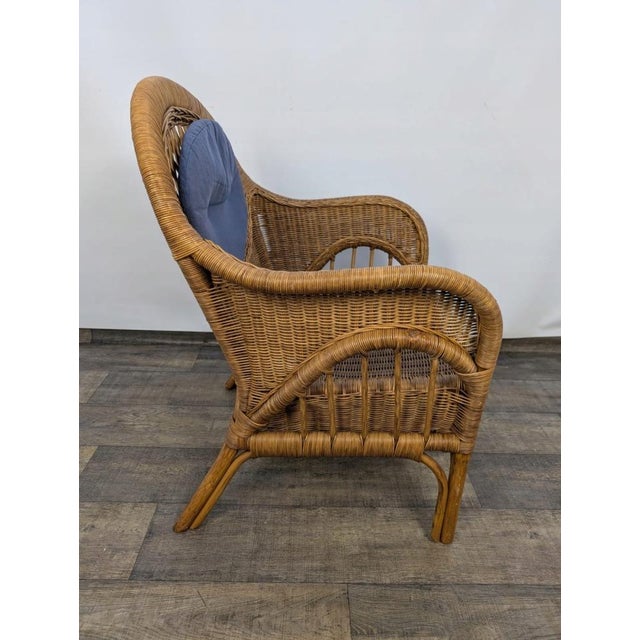 1970s Rattan Armchair from Masch, 1970s For Sale - Image 5 of 8