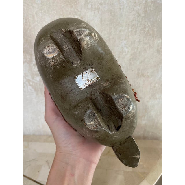 Wood Vintage Argentine Arte Pampa Handmade Wooden Horse Figurine For Sale - Image 7 of 11