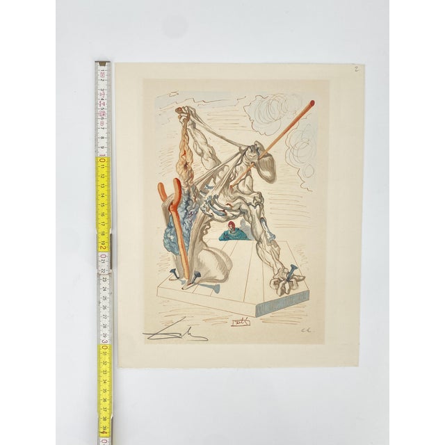 Salvador Dali, The Falsifiers from the Divine Comedy, 1960s, Woodcut For Sale - Image 10 of 12