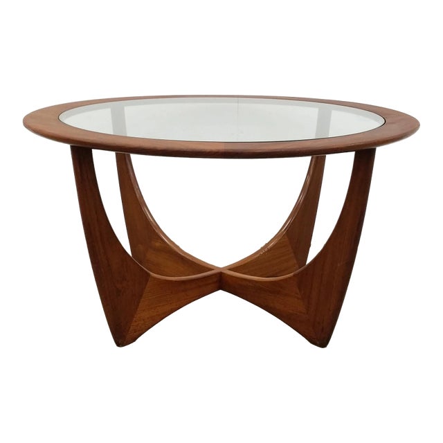 Vintage Danish Modern Teak Coffee Table Attributed to G Plan For Sale