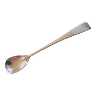 1933 Wakely & Wheeler Sterling Silver Mustard/Condiment Spoon - No Mono For Sale