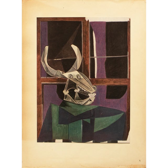 1943 After Picasso, "Nature Morte", First Edition Period Parisian Offset Lithograph For Sale