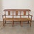 French Provincial 1940s French Provincial Wood and Woven Bench For Sale - Image 3 of 14