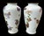 Traditional Franklin Porcelain the Meadowland Butterfly Vase John Wilkinson 1981. Set of 2 For Sale - Image 3 of 8