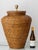 Vintage Hand-Woven Rattan Jar Table Lamp, 1980s For Sale - Image 4 of 11