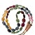 Multi Color Beaded Sapphire Necklace For Sale