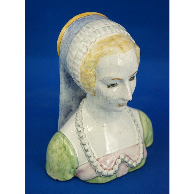 Majolica Terracotta Bust by Gian Battista (Nanni) Valentini for Arcore Ceramic, 1960s For Sale - Image 10 of 18