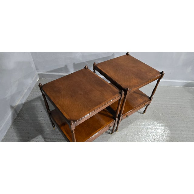 Regency Mahogany Lamp Tables, 1920, Set of 2 For Sale - Image 12 of 15