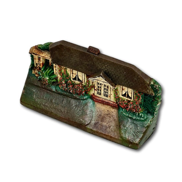 Rare & Hard to Find Antique American Cottage Cast Iron Doorstop by Cjo H L Judd Co. Circa 1920s For Sale - Image 14 of 18