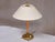 1940s Vintage Swedish Table Lamp in Brass and Elm by Harald Notini, 1940s For Sale - Image 5 of 12