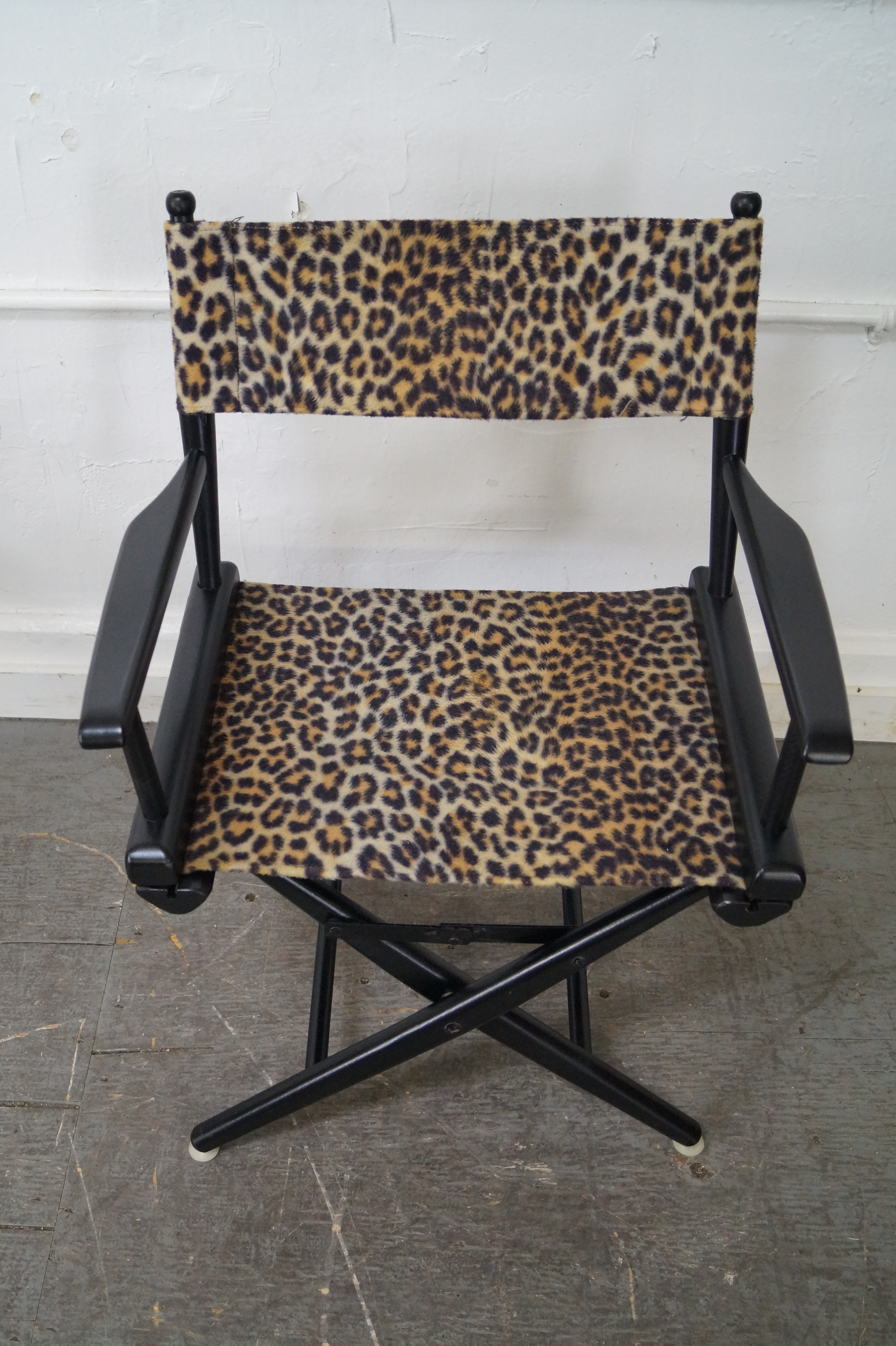 leopard print camping chair