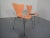 Danish 3107 Chairs by Arne Jacobsen for Fritz Hansen, 1994, Set of 2, in Very Good conditions. Designed 1960 to 1969 This...